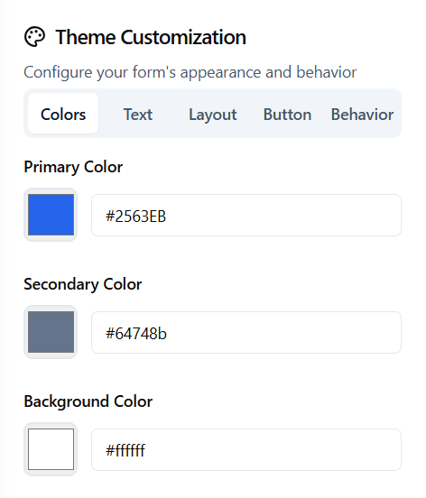 Custom Themes Screenshot